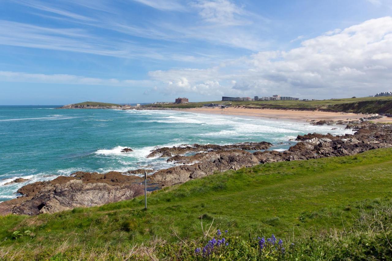 Fistral Beach Garden Apartment 3 New Quay Eksteriør bilde