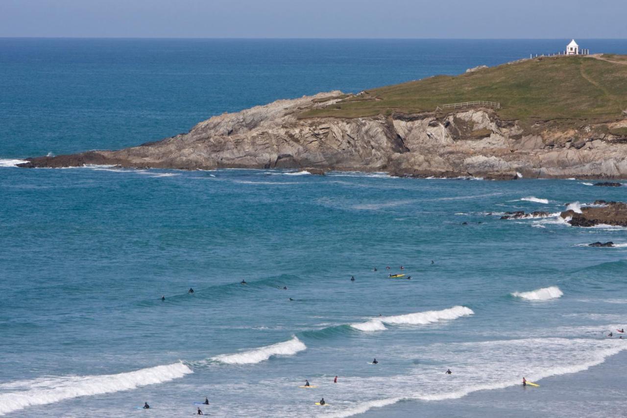 Fistral Beach Garden Apartment 3 New Quay Eksteriør bilde