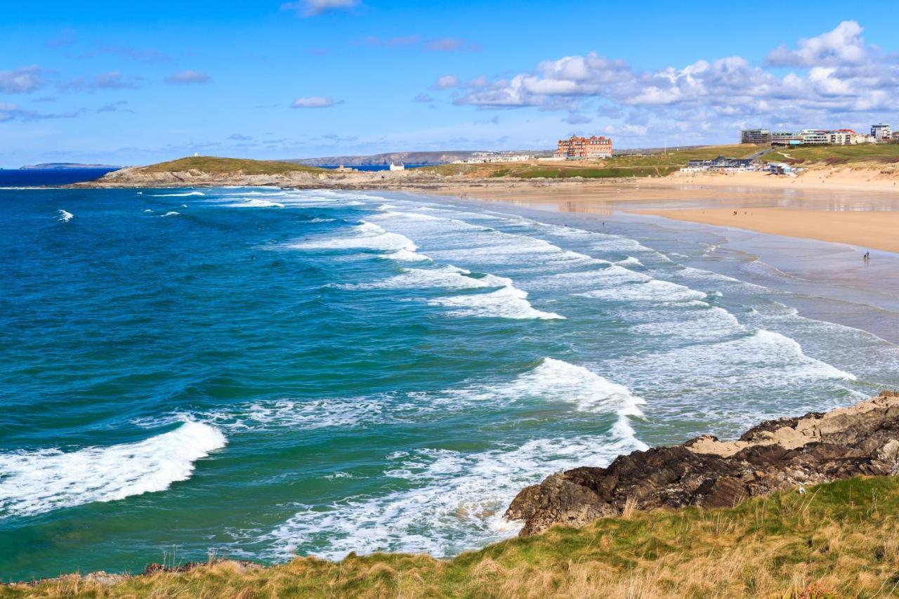 Fistral Beach Garden Apartment 3 New Quay Eksteriør bilde